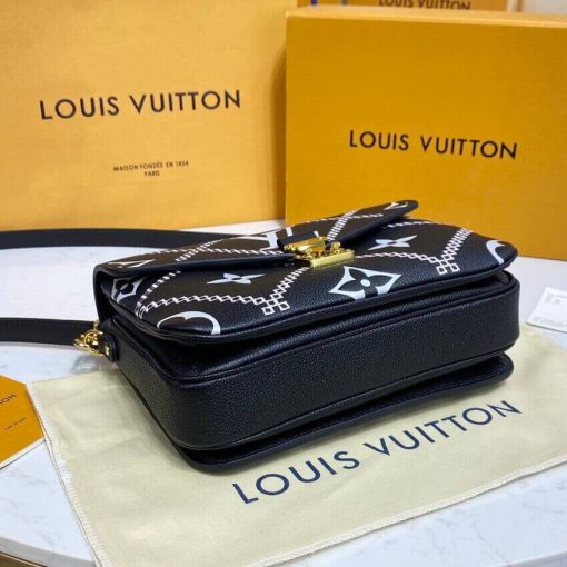 Louis Vuitton Pochette Metis M46018 M46028 Black - Image 7