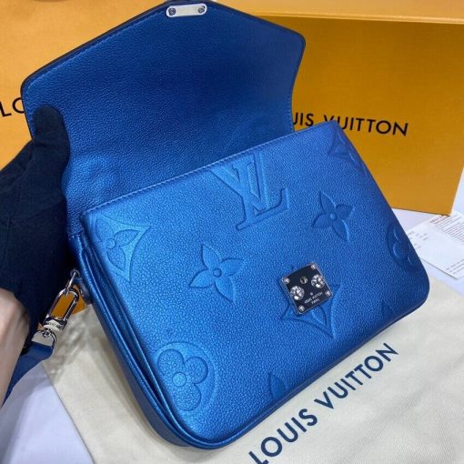 Louis Vuitton Pochette Metis M59211 Navy Nacre - Image 14