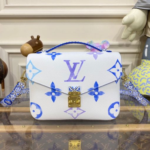 Louis Vuitton Pochette Metis MM M23055 Blue - Image 4