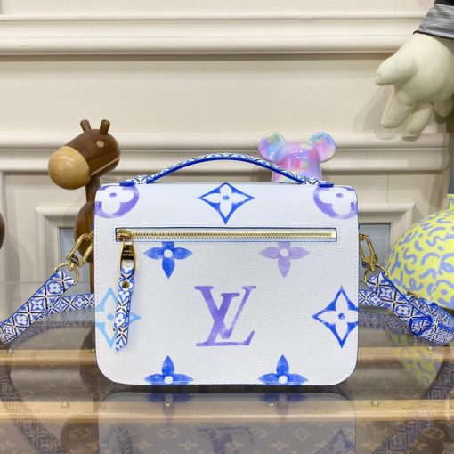 Louis Vuitton Pochette Metis MM M23055 Blue - Image 5
