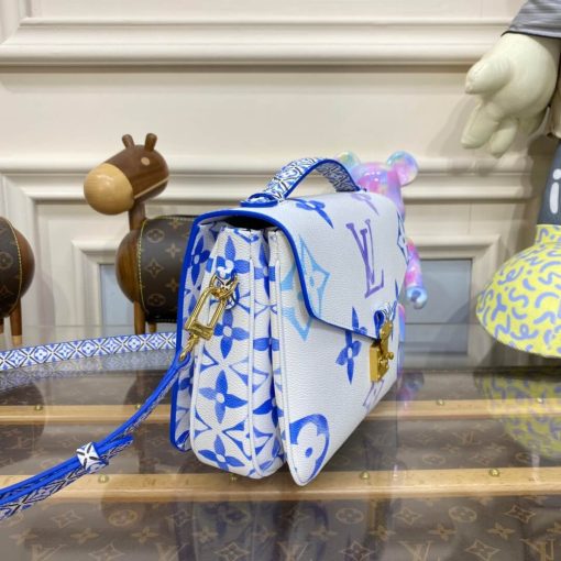 Louis Vuitton Pochette Metis MM M23055 Blue - Image 6