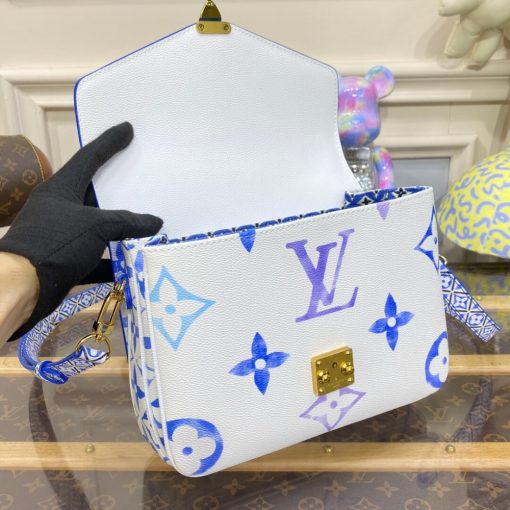 Louis Vuitton Pochette Metis MM M23055 Blue - Image 11