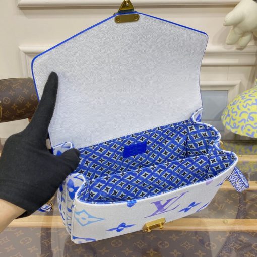 Louis Vuitton Pochette Metis MM M23055 Blue - Image 12
