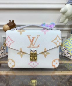 Louis Vuitton Pochette Metis MM M23055 Beige