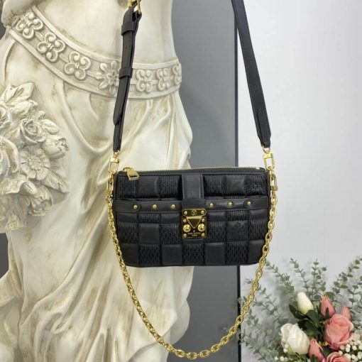 Louis Vuitton Pochette Troca M59046 M59048 M59049 Black - Image 4