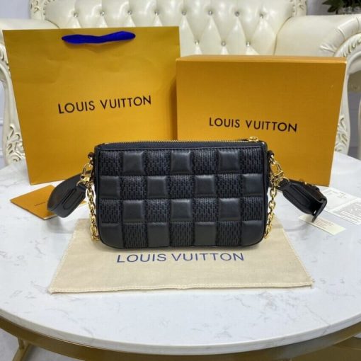 Louis Vuitton Pochette Troca M59046 M59048 M59049 Black - Image 7