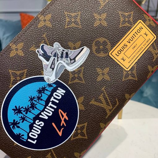 Louis Vuitton Print Double Zip Pochette M67561 - Image 5