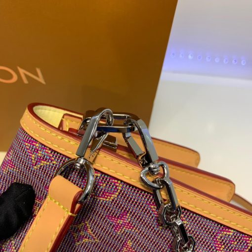 Louis Vuitton Printed Calf Leather Mini Dauphine M55454 Pink - Image 4