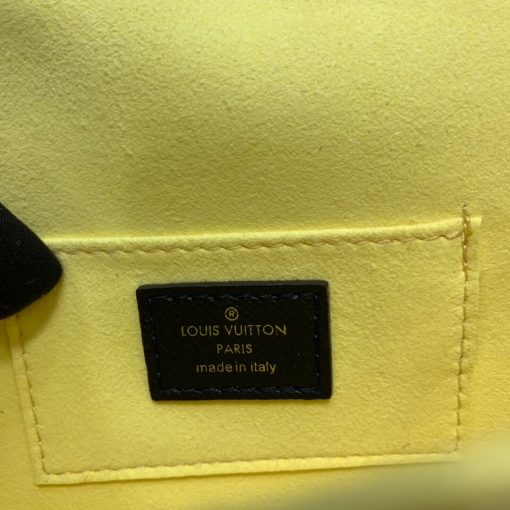 Louis Vuitton Printed Calf Leather Mini Dauphine M55454 Blue - Image 9