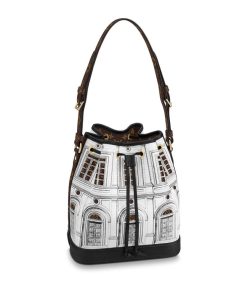 Louis Vuitton Printed Matte Calf Leather Noé MM M59105