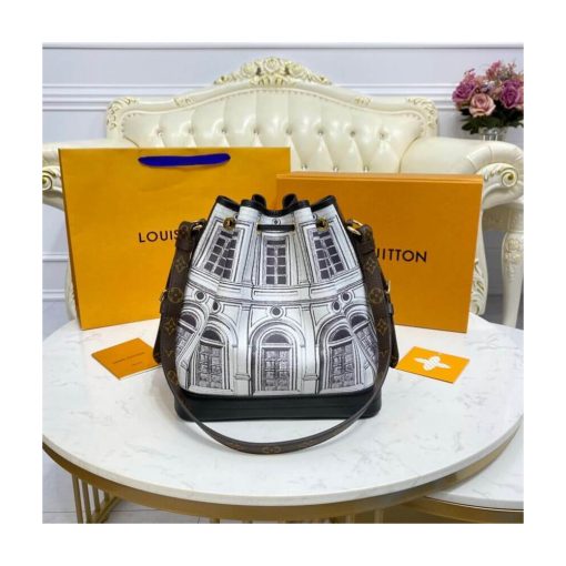 Louis Vuitton Printed Matte Calf Leather Noé MM M59105 - Image 7