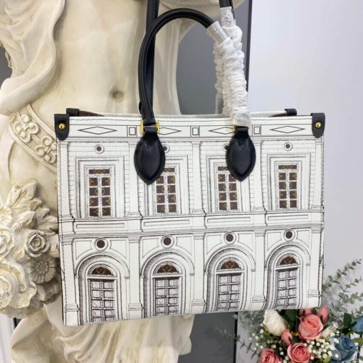 Louis Vuitton Printed Matte Calf Leather Onthego MM M59264 - Image 2