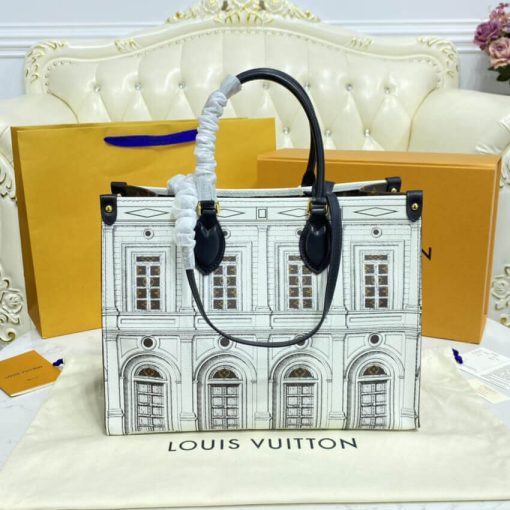 Louis Vuitton Printed Matte Calf Leather Onthego MM M59264 - Image 5