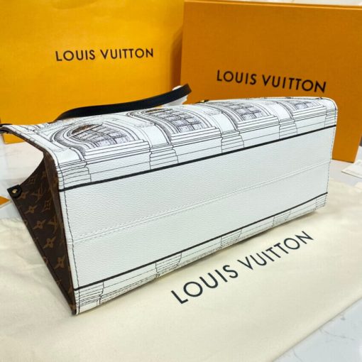 Louis Vuitton Printed Matte Calf Leather Onthego MM M59264 - Image 6