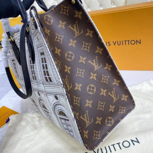 Louis Vuitton Printed Matte Calf Leather Onthego MM M59264 - Image 7