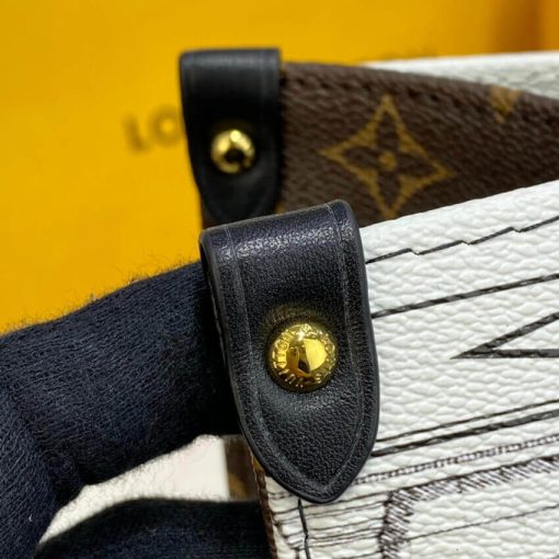 Louis Vuitton Printed Matte Calf Leather Onthego MM M59264 - Image 9