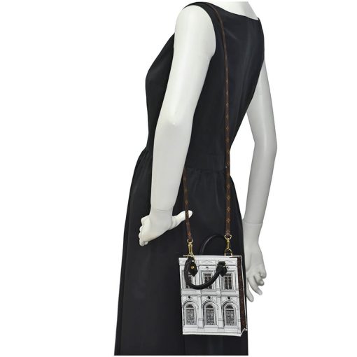 Louis Vuitton Printed Matte Calf Leather Petit Sac Plat M80991 - Image 3