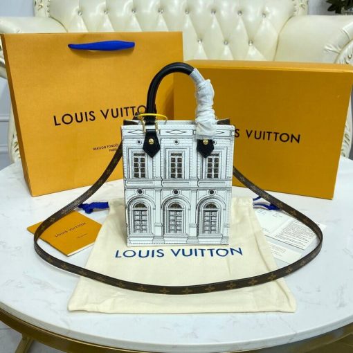 Louis Vuitton Printed Matte Calf Leather Petit Sac Plat M80991 - Image 6