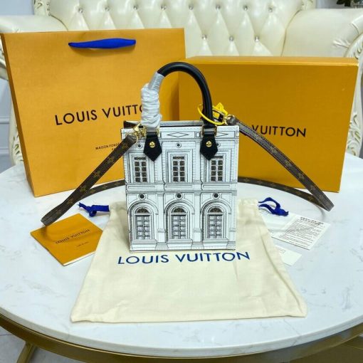 Louis Vuitton Printed Matte Calf Leather Petit Sac Plat M80991 - Image 8