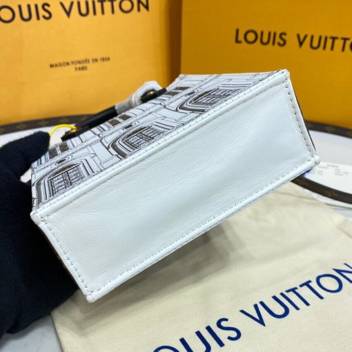 Louis Vuitton Printed Matte Calf Leather Petit Sac Plat M80991 - Image 9