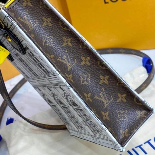 Louis Vuitton Printed Matte Calf Leather Petit Sac Plat M80991 - Image 10