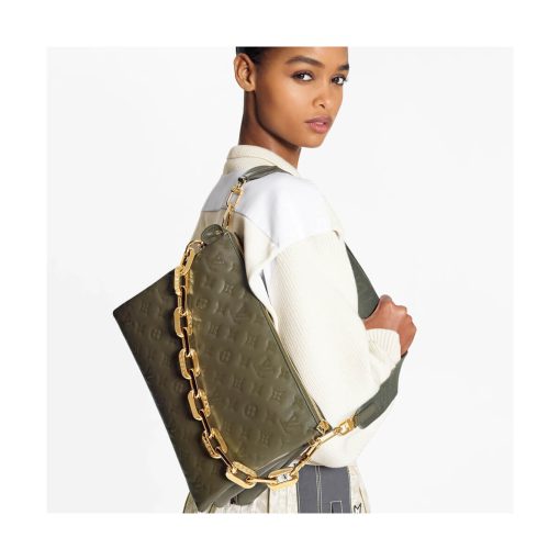 Louis Vuitton Sac Coussin MM M57782 M57783 Khaki - Image 2
