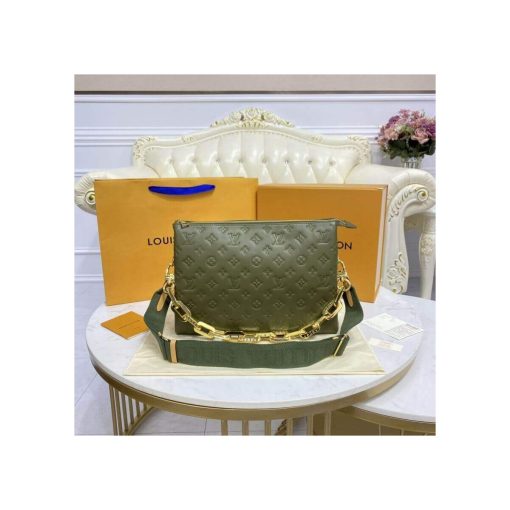Louis Vuitton Sac Coussin MM M57782 M57783 Khaki - Image 4