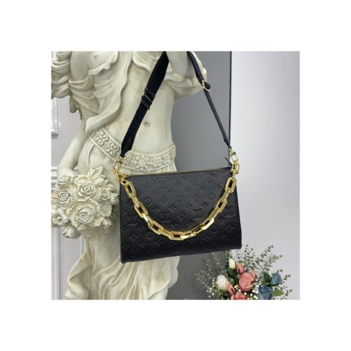 Louis Vuitton Sac Coussin MM M57782 M57783 Black - Image 3