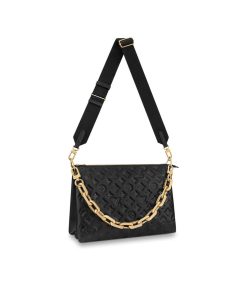 Louis Vuitton Sac Coussin MM M57782 M57783 Black