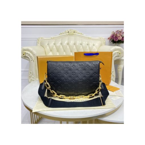 Louis Vuitton Sac Coussin MM M57782 M57783 Black - Image 5