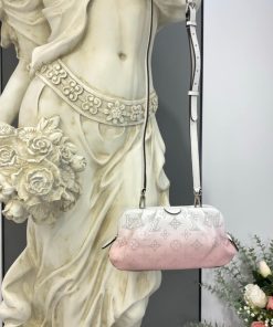 Louis Vuitton Scala Mini Pouch Mahina Leather M80497 Pink