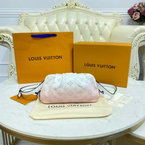 Louis Vuitton Scala Mini Pouch Mahina Leather M80497 Pink - Image 4