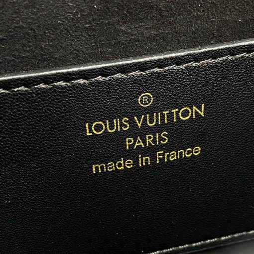 Louis Vuitton Sheepskin Leather Twist MM M59029 Black - Image 14