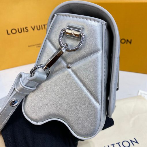 Louis Vuitton Sheepskin Leather Twist PM M59031 Argent - Image 9