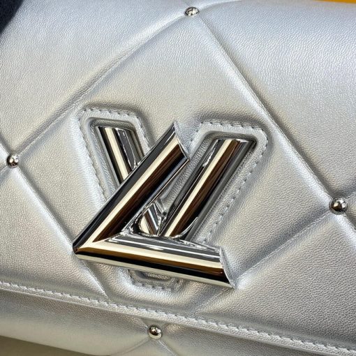 Louis Vuitton Sheepskin Leather Twist PM M59031 Argent - Image 10