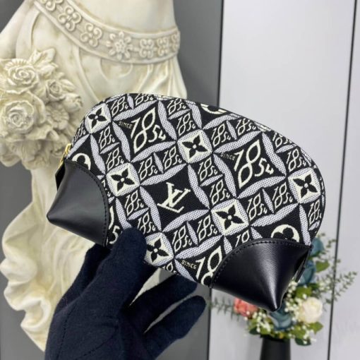 Louis Vuitton Since 1854 Cosmetic Pouch PM M80307 M80076 Grey - Image 2