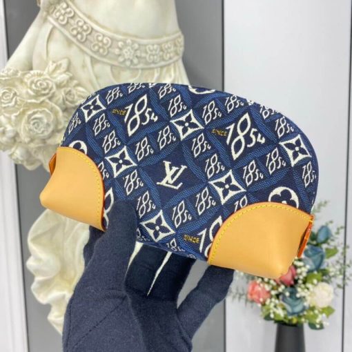 Louis Vuitton Since 1854 Cosmetic Pouch PM M80307 M80076 Blue - Image 2