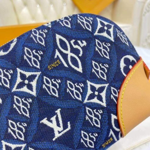Louis Vuitton Since 1854 Cosmetic Pouch PM M80307 M80076 Blue - Image 6