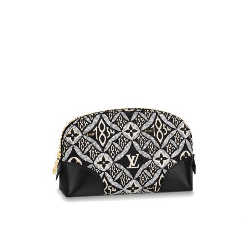 Louis Vuitton Since 1854 Cosmetic Pouch PM M80307 M80076 Blue