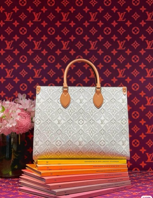 Louis Vuitton Since 1854 Jacquard Textile Onthego MM M59614 - Image 3