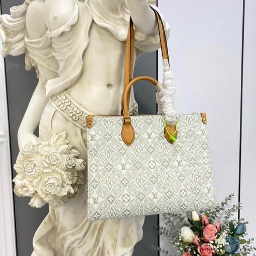 Louis Vuitton Since 1854 Jacquard Textile Onthego MM M59614 - Image 4