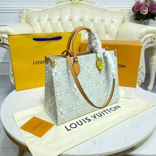 Louis Vuitton Since 1854 Jacquard Textile Onthego MM M59614 - Image 6