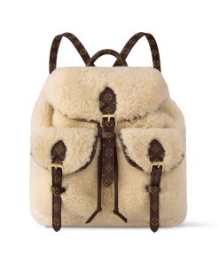 Louis Vuitton Ski Shearling Backpack M23384