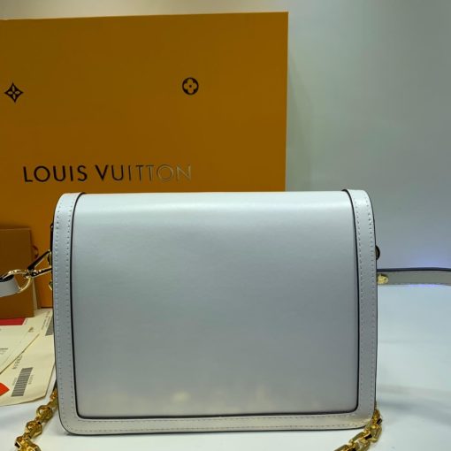 Louis Vuitton Smooth Calfskin Leather Dauphine MM M55735 M55821 Burgundy - Image 17