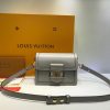 Louis Vuitton Smooth Calfskin Leather Mini Dauphine M55836 M55837 Grey