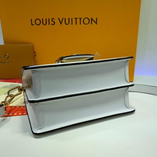 Louis Vuitton Smooth Calfskin Leather Mini Dauphine M55836 M55837 Burgundy - Image 15