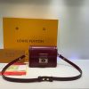 Louis Vuitton Smooth Calfskin Leather Mini Dauphine M55836 M55837 Burgundy