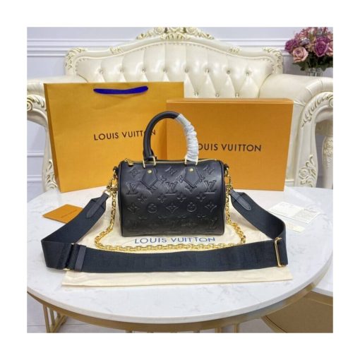 Louis Vuitton Speedy Bandoulière 22 in Black M58631 - Image 4