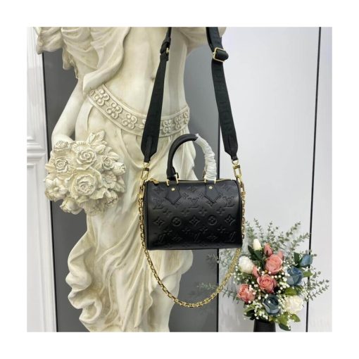 Louis Vuitton Speedy Bandoulière 22 in Black M58631 - Image 5