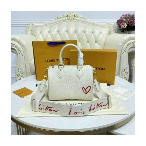Louis Vuitton Speedy Bandoulière 22 M58631 in Ivory - Image 2